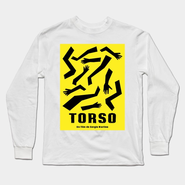 Torso Poster Long Sleeve T-Shirt by MrZai